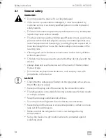 Preview for 12 page of Dometic HC302D Operating Manual