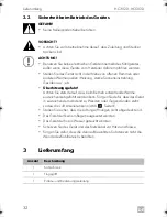 Preview for 32 page of Dometic HC302D Operating Manual