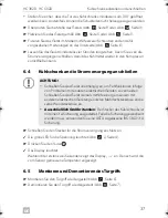 Preview for 37 page of Dometic HC302D Operating Manual