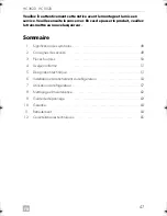 Preview for 47 page of Dometic HC302D Operating Manual