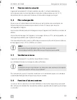 Preview for 53 page of Dometic HC302D Operating Manual