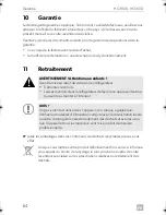 Preview for 64 page of Dometic HC302D Operating Manual