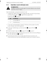 Preview for 74 page of Dometic HC302D Operating Manual