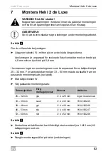 Preview for 85 page of Dometic Heki 2 Installation And Operating Manual