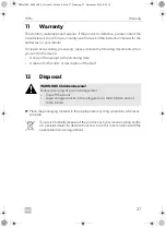 Preview for 27 page of Dometic HiPro 3000 Installation And Operating Manual