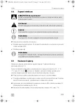 Preview for 243 page of Dometic HiPro 3000 Installation And Operating Manual