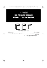 Preview for 1 page of Dometic HIPRO CRUISE N30GCL Operating Manual