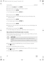 Preview for 44 page of Dometic MDD 403 Installation And Operating Manual