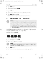 Preview for 227 page of Dometic MDD 403 Installation And Operating Manual