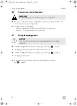 Preview for 8 page of Dometic MF6W Operating Manual