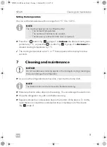 Preview for 9 page of Dometic MF6W Operating Manual