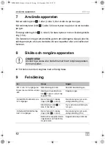 Preview for 82 page of Dometic MK140 Installation And Operating Manual