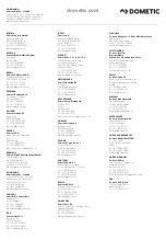 Preview for 20 page of Dometic MYFRIDGE DX 1280 Installation And Operating Manual