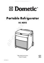 Preview for 1 page of Dometic RC 4000 Operating Instructions Manual