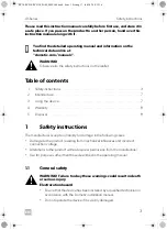 Preview for 3 page of Dometic RC10.4P.70 Short Operating Manual