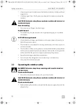 Preview for 12 page of Dometic RH418NTE Installation And Operating Manual