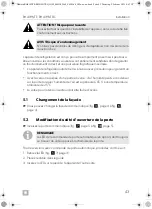 Preview for 43 page of Dometic RH418NTE Installation And Operating Manual