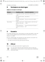 Preview for 102 page of Dometic RH418NTE Installation And Operating Manual