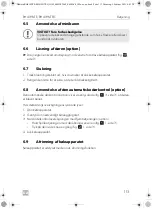 Preview for 113 page of Dometic RH418NTE Installation And Operating Manual