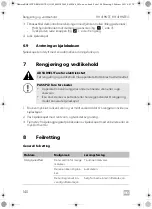 Preview for 140 page of Dometic RH418NTE Installation And Operating Manual