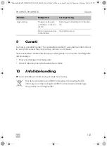 Preview for 141 page of Dometic RH418NTE Installation And Operating Manual