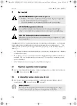 Preview for 176 page of Dometic RH418NTE Installation And Operating Manual