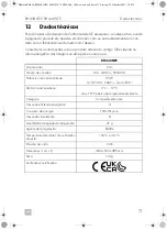 Preview for 71 page of Dometic RH430 NTE Installation And Operating Manual