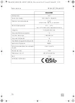 Preview for 72 page of Dometic RH430 NTE Installation And Operating Manual