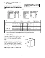 Preview for 4 page of Dometic RM 4223 Installation Manual