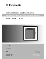 Dometic RM 5310 Installation Instructions Manual preview