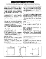 Preview for 2 page of Dometic RM211 Operating And Installation Instructions