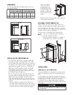 Preview for 4 page of Dometic RM2350 Installation & Operating Instructions Manual