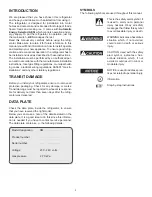 Preview for 2 page of Dometic RM4805 Installation & Operating Instructions Manual