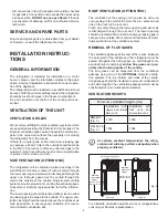 Preview for 8 page of Dometic RM4805 Installation & Operating Instructions Manual