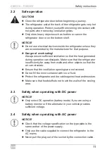 Preview for 11 page of Dometic RM5330,RM5380 Operating Manual