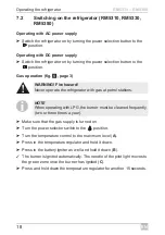 Preview for 18 page of Dometic RM5330,RM5380 Operating Manual