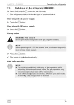 Preview for 19 page of Dometic RM5330,RM5380 Operating Manual