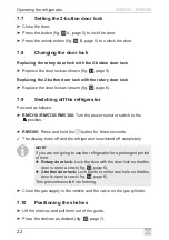 Preview for 22 page of Dometic RM5330,RM5380 Operating Manual