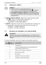 Preview for 44 page of Dometic RM5330,RM5380 Operating Manual