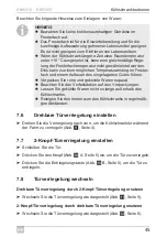 Preview for 45 page of Dometic RM5330,RM5380 Operating Manual