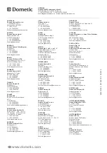 Preview for 128 page of Dometic RM5330,RM5380 Operating Manual