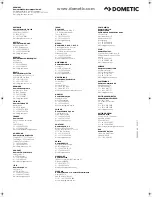 Preview for 60 page of Dometic RMF8500 Installation Manual