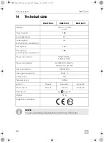 Preview for 42 page of Dometic RMLT9430 Operating Manual