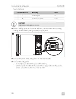 Preview for 22 page of Dometic RUC8408X Installation And Operating Manual