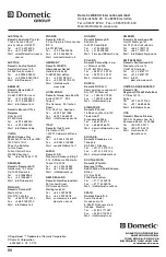 Preview for 88 page of Dometic SeaLand MasterFlush 8100 Series Operation Manual