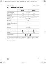 Preview for 37 page of Dometic SILENCIO HC DS301H Installation And Operating Manual