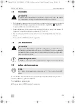 Preview for 63 page of Dometic SILENCIO HC DS301H Installation And Operating Manual