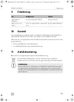 Preview for 139 page of Dometic SILENCIO HC DS301H Installation And Operating Manual