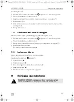 Preview for 75 page of Dometic SILENCIOHC Installation And Operating Manual