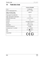 Preview for 224 page of Dometic TEC29EV Operating Manual